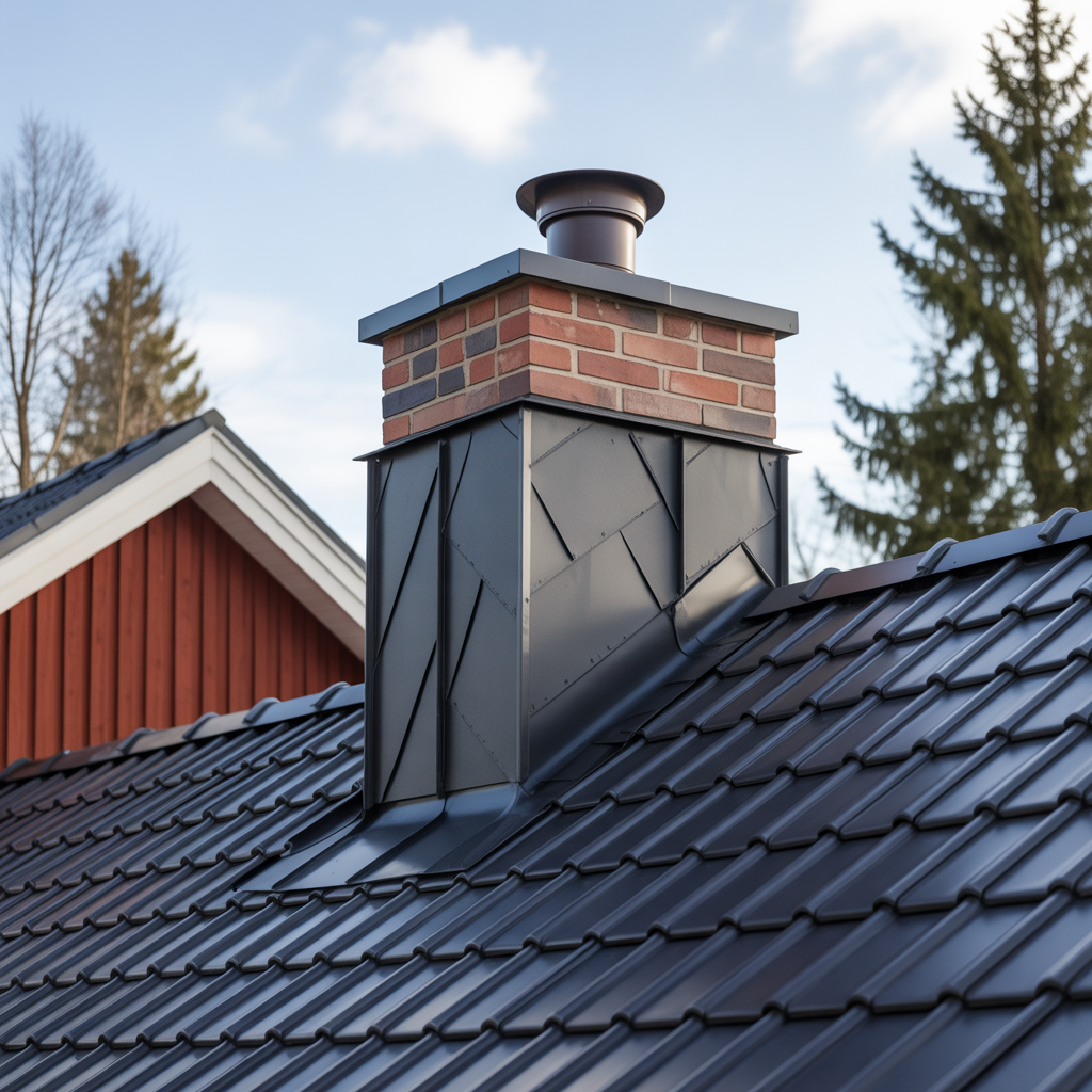 platinkladnad pa skorsten tatning platval och kostnad