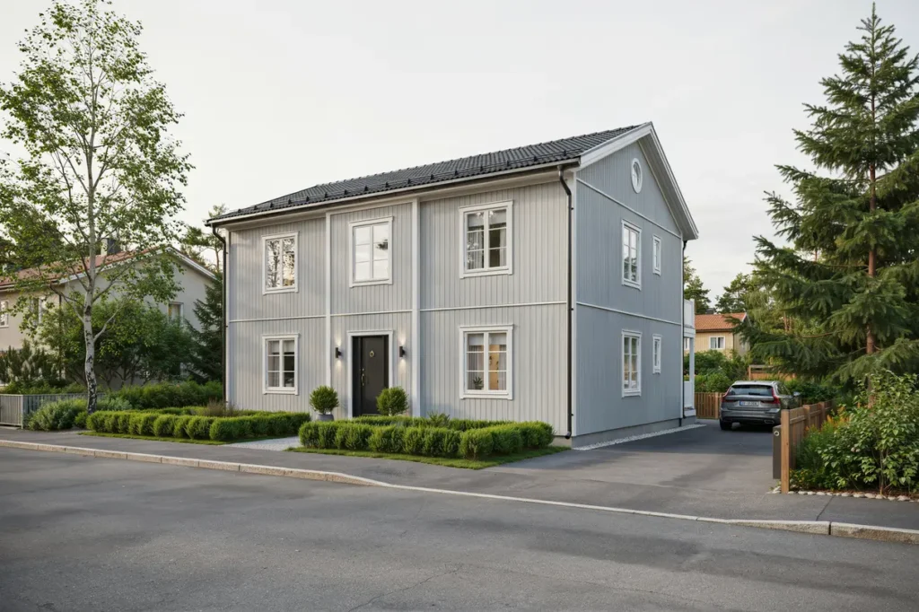 byte av stupr r och h ngr nnor p villa i barkarby j rf lla